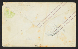 1866, 1 Kreuzer Ganzsache gelbgrün in vollkommen ausgefallener ...