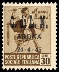 1945, 30 C. ohne Wasserzeichen, postfrisch, Luxus, Rarität, ...