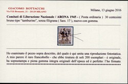 1945, 30 C. ohne Wasserzeichen, postfrisch, Luxus, Rarität, ...