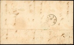 1859, 20 C. vierte Ausgabe von Sardinien auf Brief von Cremona nach ...