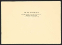 1949, 12 Pfg. bis 2 M. 75 Jahre UPU als Satzbrief vom Ersttag von Dr. ...