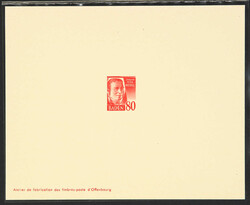 1948, 2 bis 90 Pfg. Persönlichkeiten und Ansichten aus Baden als ...