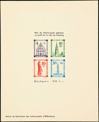 1325: フランス連占領地域・Baden - Ministerial books and special prints