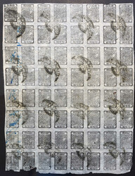 1899/1903, ½ A. Freimarkenergänzungswert schwarz geschnitten im ...