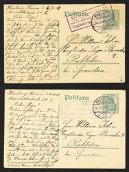 724: Kriegsgefangenenlagerpost - Ganzsachen