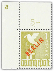 1360: Berlino Ovest - Plate number set
