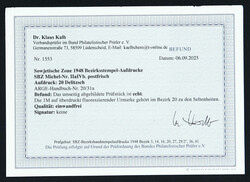 1948, 2 bis 84 Pfg. Arbeiter mit Handstempel 20 DELITZSCH Type a - d ...