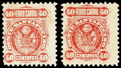 1715: Argentinien - Eisenbahnmarken