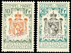 4175: Liechtenstein - Stempelmarken