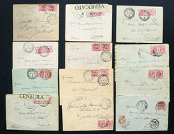 3520: Italienische Post in Albanien - Briefe Posten
