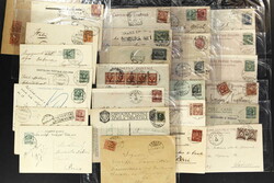 ITALIAN ERITREA: 1894/1923, postal history accumulation of covers, ...