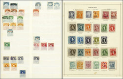 COSTA RICA: 1862/1986 ca., gemischt geführte Sammlung in einem Album ...
