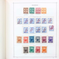 NICARAGUA: 1869/1960, Sammlung im Album, gemischt gesammelt ab Mi-Nr. ...