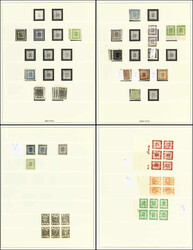 NEPAL: 1886/1996, umfangreiche Sammlung in zwei Alben von Beginn bis ...
