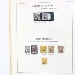 FRANZÖSISCH INDOCHINA: 1884/1950 ca., umfangreiche Sammlung in einem ...