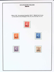 7173: Collections and Lots Italian Colonies Occupation - Collections