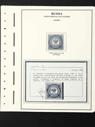 5549: Russland Post in Levante - Sammlungen