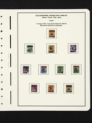 3805: Yugoslavia Issues for Istria and Slovenia Coastisland - Postage due stamps