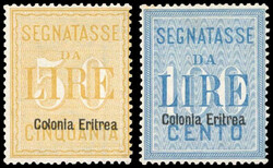 3560: Italienisch Eritrea - Verrechnungsmarken