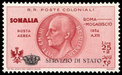 3580: Italienisch Somaliland - Dienstmarken