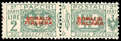 3580: Italienisch Somaliland - Paketmarken