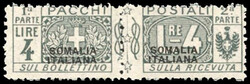 3580: Italienisch Somaliland - Paketmarken