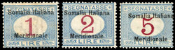 3580: Italienisch Somaliland - Portomarken
