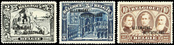 1920, 1 bis 10 Fr. Neuauflage der Franc-Werte, postfrische unsign. ...