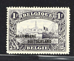 1920, 1 bis 10 Fr. Neuauflage der Franc-Werte, postfrische unsign. ...