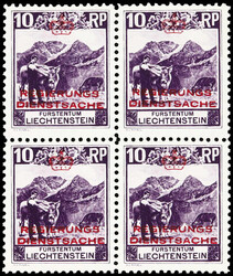 4175: Liechtenstein - Dienstmarken