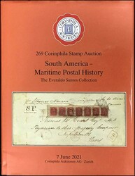 Auction catalog of Corinphila Stamp Auction 269, about 0.85kg, ...