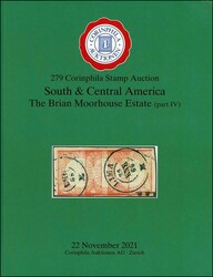 Auction catalog of Corinphila Stamp Auction 279, hardcover