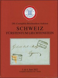 Auction catalog of Corinphila Stamp Auction 290, hardcover