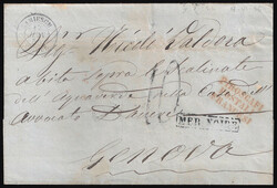 1855/56 Guerra d'Oriente, lotto di sei lettere da Kamiesch (Crimea) ...