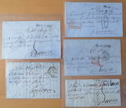 1855/56 Guerra d'Oriente, lotto di sei lettere da Kamiesch (Crimea) ...
