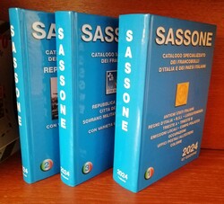 Catalogo Sassone 2024 tre volumi 83a edizione, pari al nuovo, prezzo ...