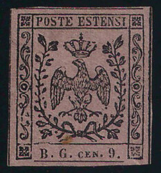 Segnatasse per Giornali c.9 violetto lillaceo (2a) nuovo con gomma ...