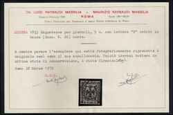 Segnatasse per giornali c.9 violetto grigio (2e) con varietà lettera ...