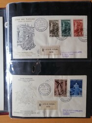 REPUBBLICA e VATICANO - Lotto di FDC dal 1949 in sette raccoglitori, ...