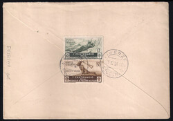 Raccomandata espresso quattro porti in distretto affrancata ...