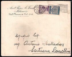 PUBBLICITARI - Lettera da MILANO 5.XII.1924 a Sartirana Lomellina con ...