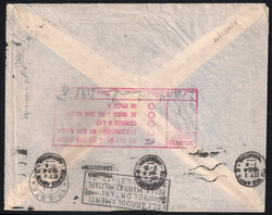 Aerogramma commerciale due porti di via aerea per l'Argentina ...