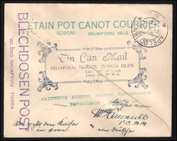 Bustina per l'Olanda affrancata con d.2 1/2 azzurro, viaggiata nel ...