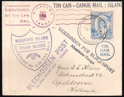 Bustina per l'Olanda affrancata con d.2 1/2 azzurro, viaggiata ...