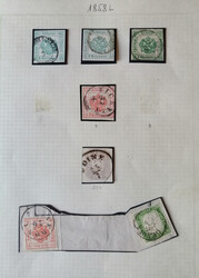 Bell'insieme di qualità, fra cui un frammento con affrancatura mista ...