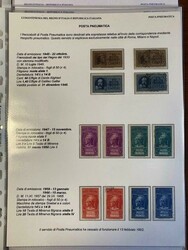 REGNO e REPUBBLICA - Piccola collezione di francobolli e sette ...