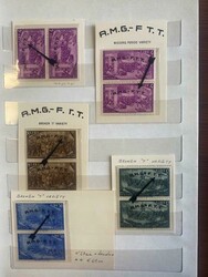 TRIESTE A - 1948/52 Piccolo classificatore con varietà del periodo, ...