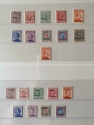 UFFICI POSTALI IN CINA - 1917/18 Tientsin, ottimo insieme di serie di ...