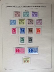 VATICANO - 1929/86 Collezione del periodo in album Schaubek, fino al ...