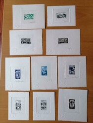 FRANCIA e COLONIE - Insieme di oltre sessanta prove non dentellate, ...